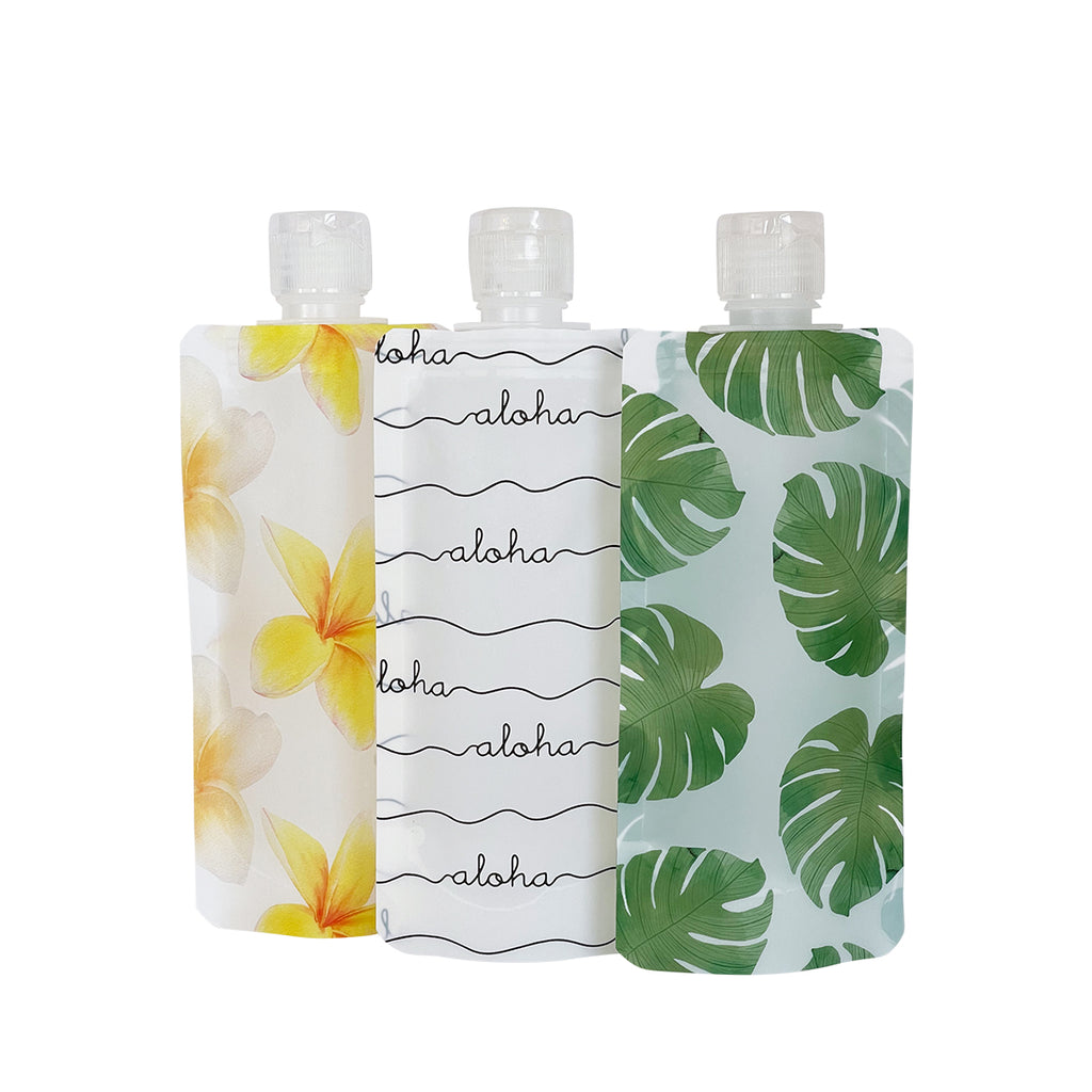 Ohana Hawaiian Water Bottle Tumbler Pouch