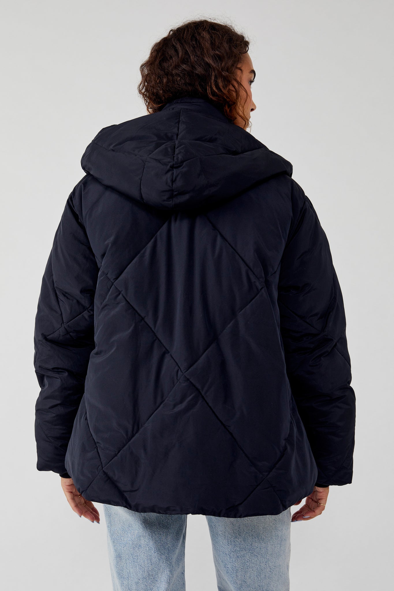 swing puffer coat