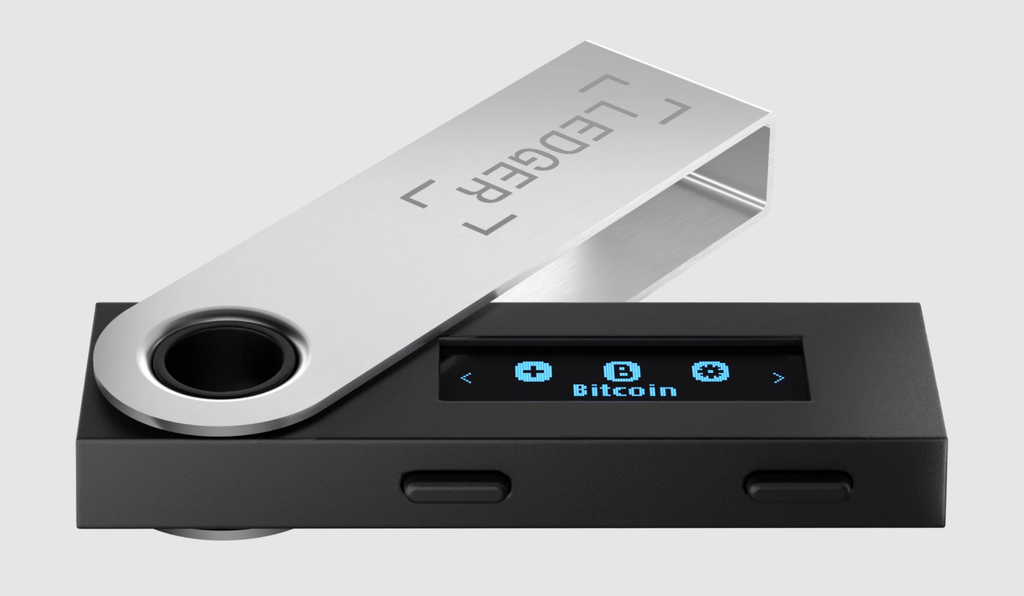 uma carteira de hardware Ledger Nano S