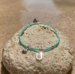 Bracelet Sumba Alphabet Mint