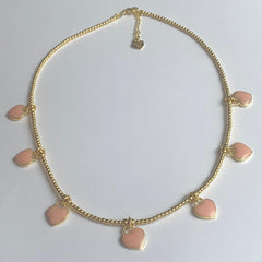 Necklace Buzios No.5 Pink Gold