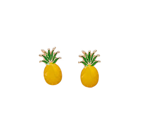 Upside Down Pineapple Dangle Earrings