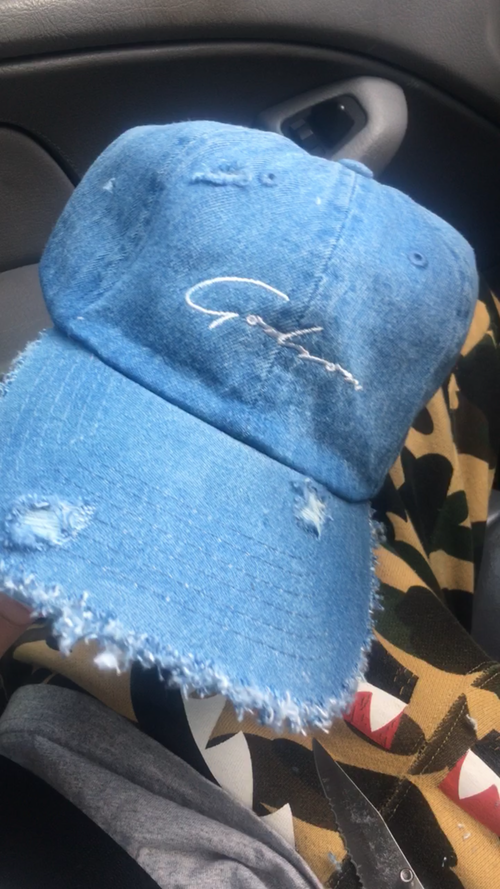 Denim Signature Logo Hat