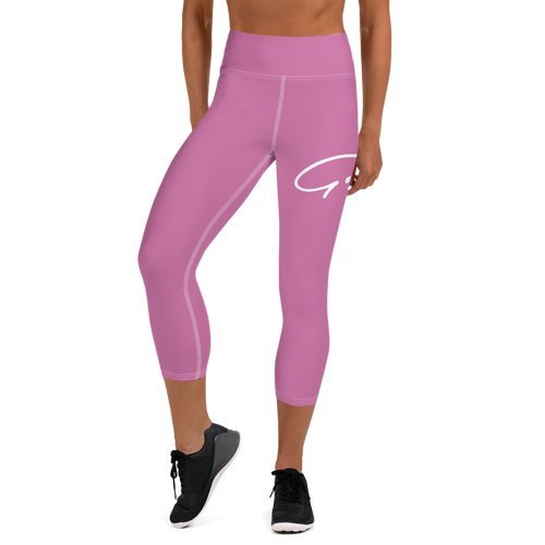 Signature Logo Yoga Capri Leggings