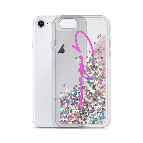 Signature Logo Liquid Glitter Phone Case