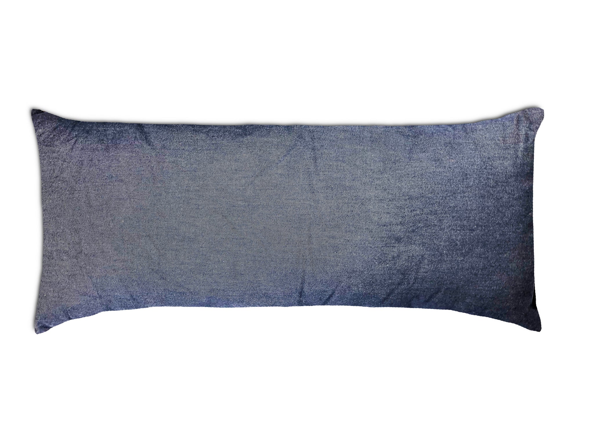 blue rectangle pillow