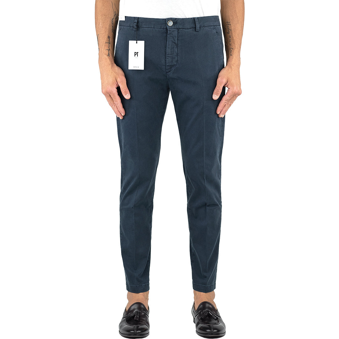 Pantalone PT Torino Denim Jungle in Cotone Tortora | LATTANZI UOMO