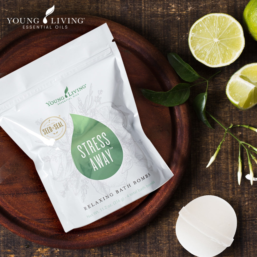 stress away bath bombs young living