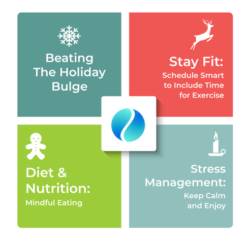 Thera Optimal Health Beating The holiday Bulge Graphic.