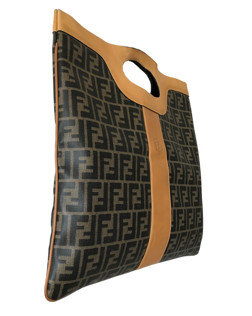 fendi fold over tote