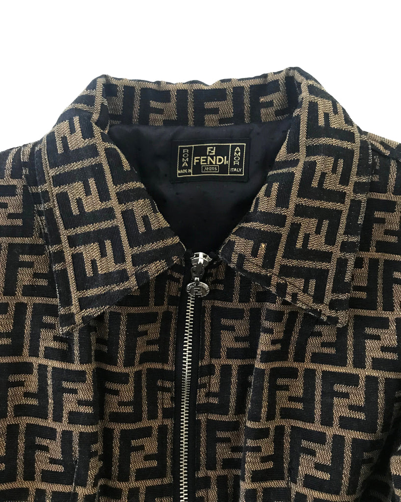 Fendi Zucca Print 1990s Jacket – FRUIT 