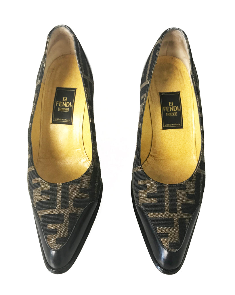 fendi zucca pumps