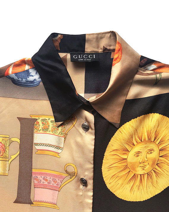 silk shirt gucci