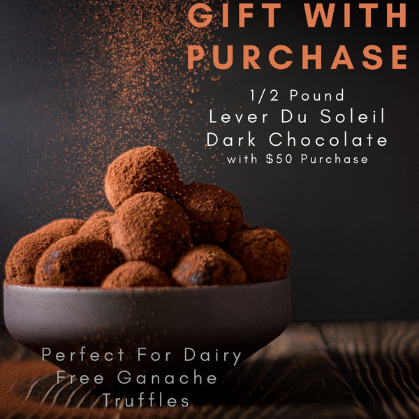 Gift with Purchase .5 pounds Lever Du Soleil Chocolate with $50 minimum purchase