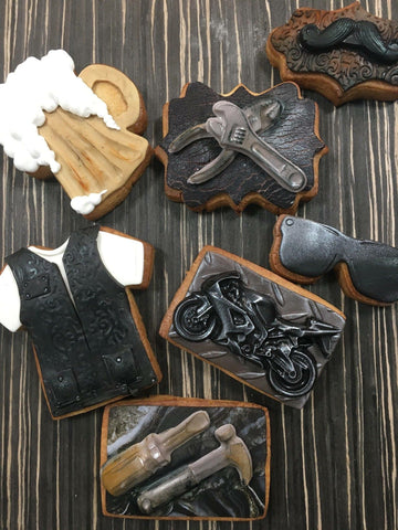 Easy Cookie Decorating Choppers and Aged Leather