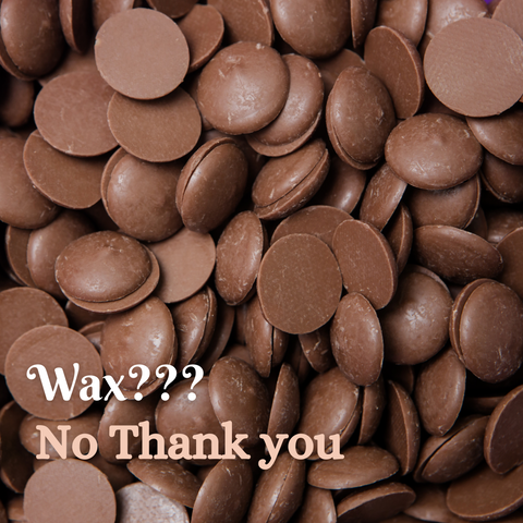 we prefer coating chocolate that does not contain wax