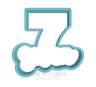 Cookie Cutter Number #1 One w/ Script Written One CC0263 – Art Is In Cakes,  Bakery Supply