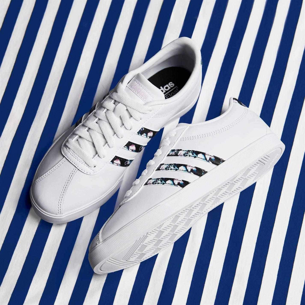 womens white court trainers