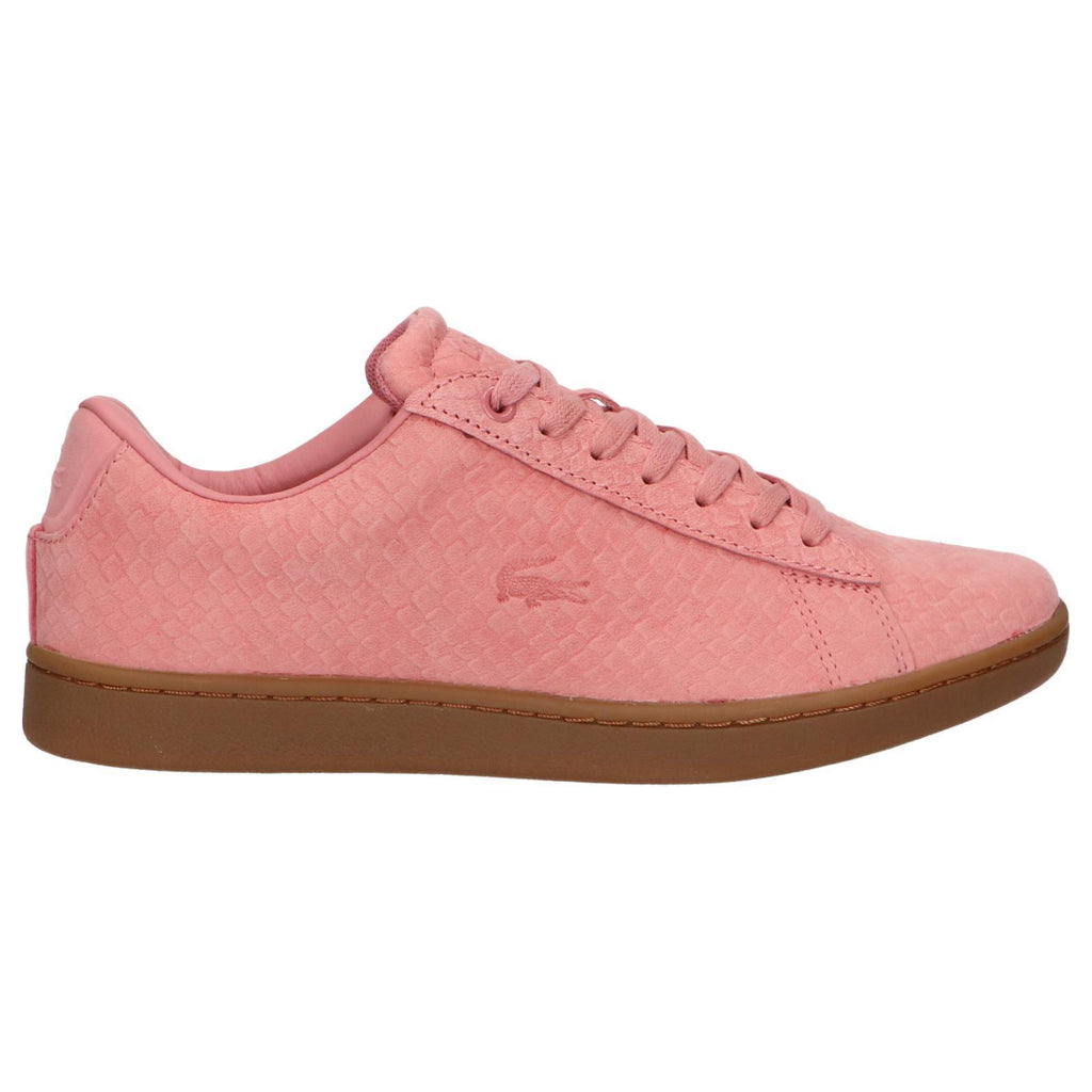 ladies pink lacoste trainers