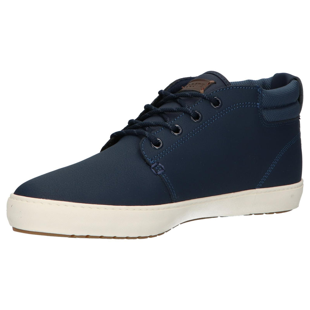 mens navy lacoste trainers