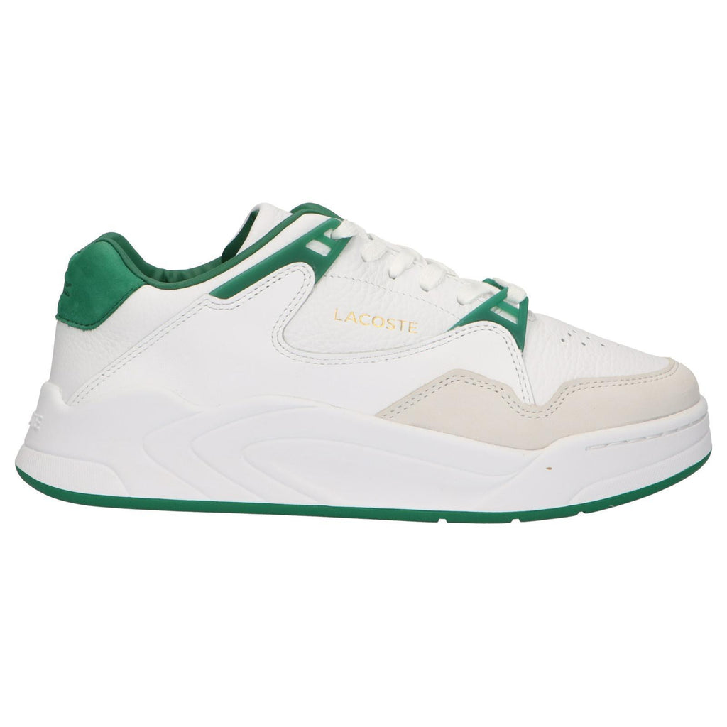Lacoste Trainers Mens White/Green 