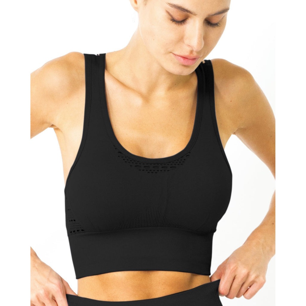 sports bra with cutouts