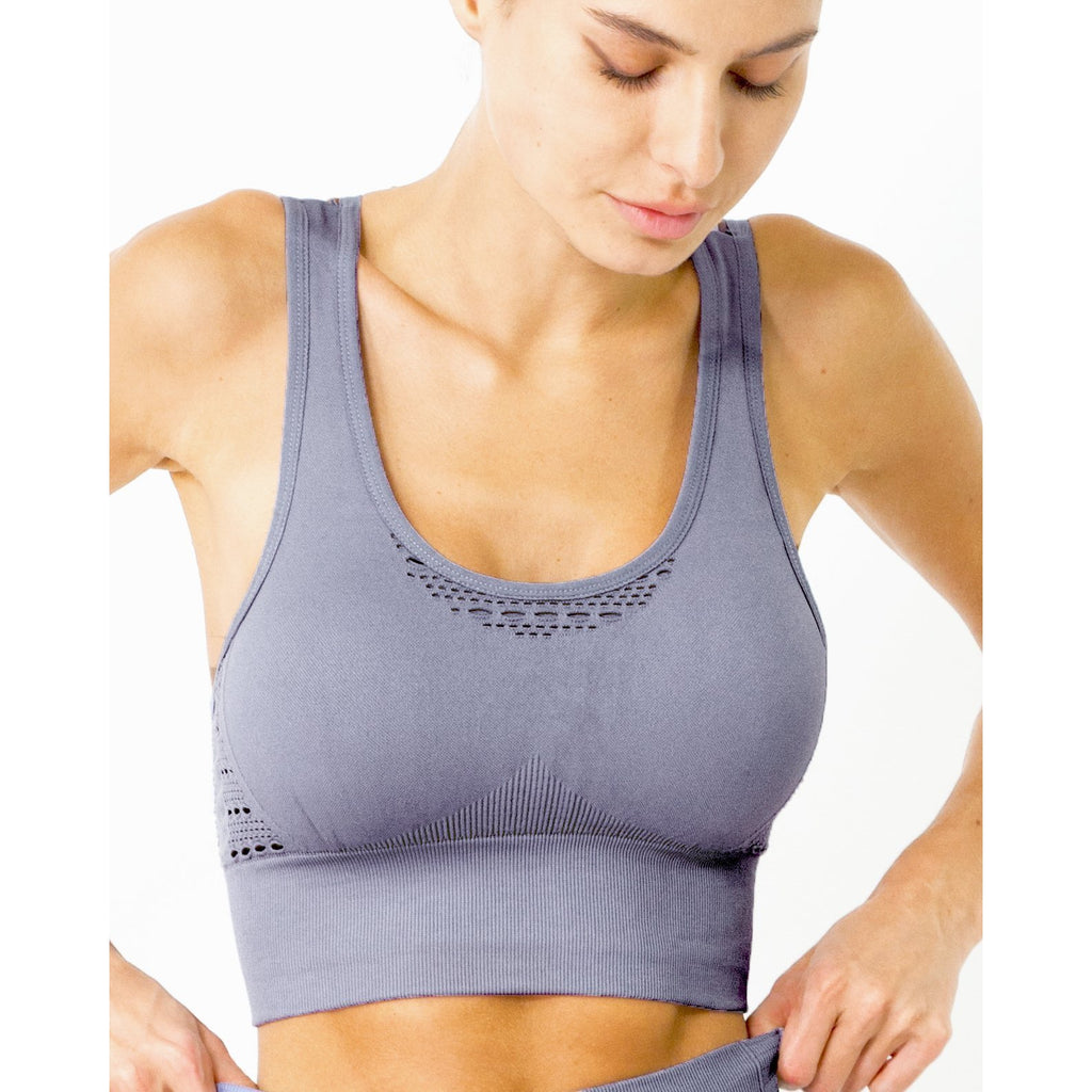 sports bra with cutouts