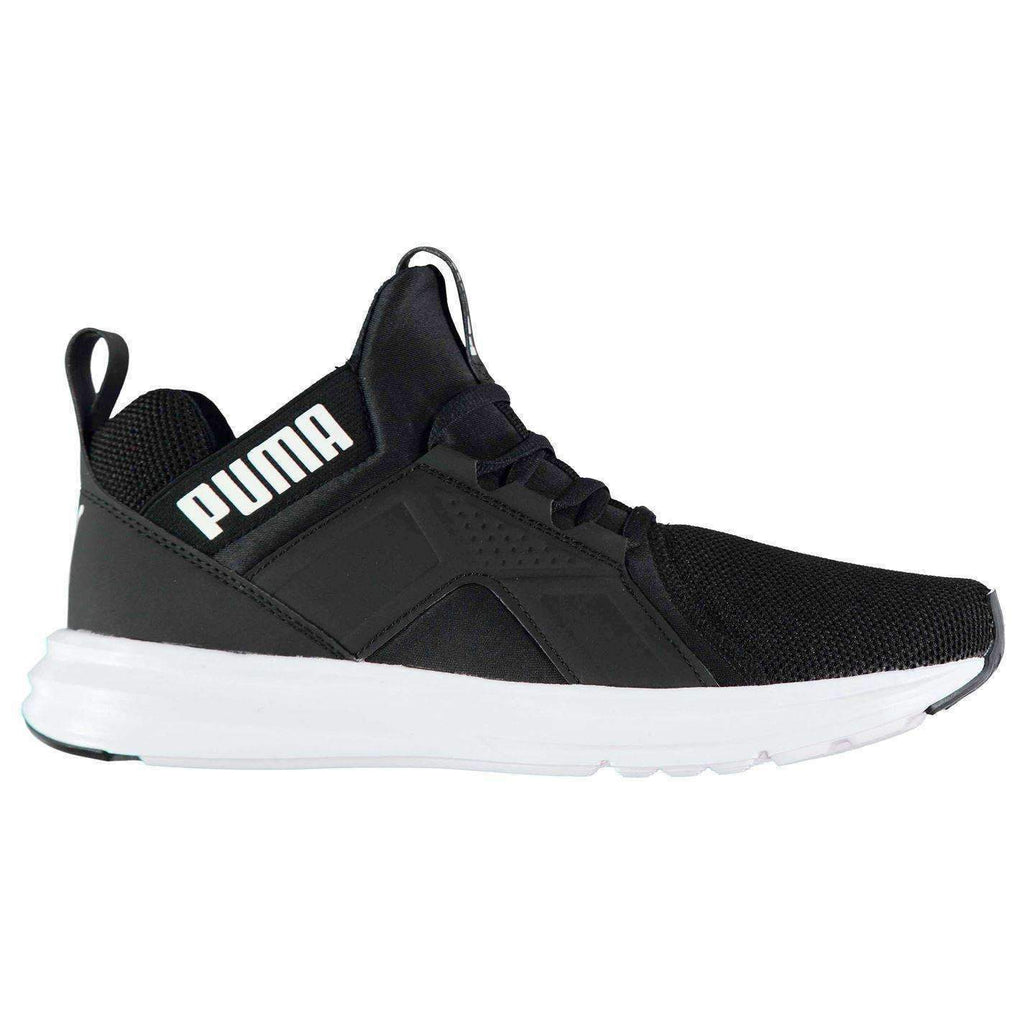 black puma trainers