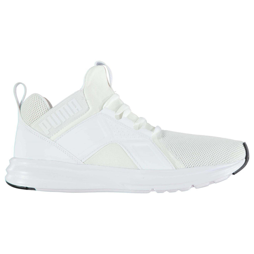 mens white puma trainers