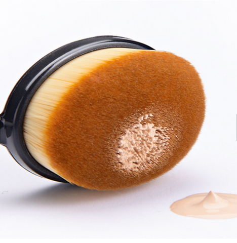 Zureni Best Oval Makeup Brush Perfect Makeup Brush For Face Concealer,  Contour Kit And Face Powder Foundation - 1 Pc