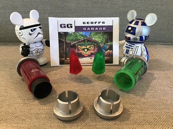 Galaxy S Edge Red Vader Green Yoda Magic 8 Ball Kyber Crystals Pair Geoffs Garage