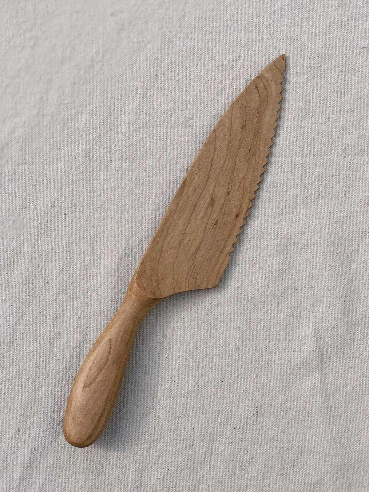 Handmade Maple Wood Flat Paddle Spatula - Four Leaf Wood Shop