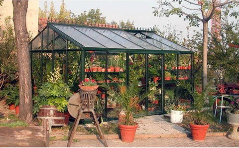 Glass Greenhouse for Aquaponics Systems