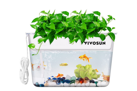 VIVOSUN 3-Gallon Aquaponic Fish Tank