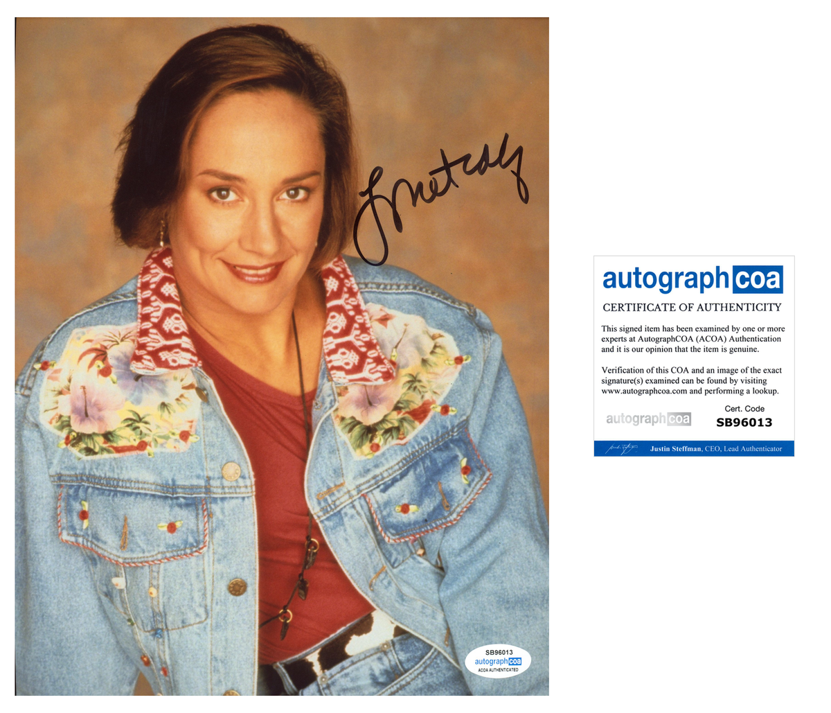 Laurie Metcalf Roseanne Signed Autograph 8x10 Photo ACOA | Outlaw ...