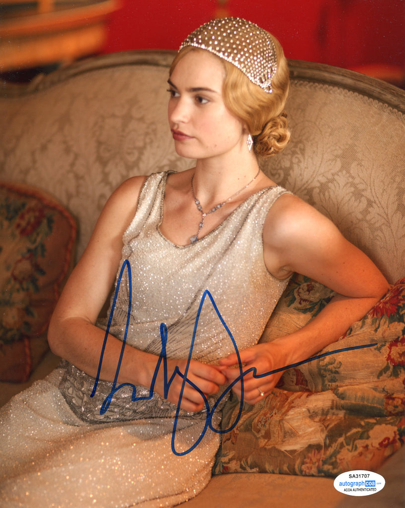 lily james downton abbey