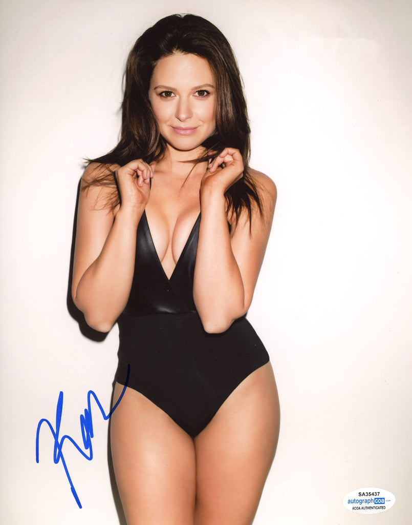 Katie Lowes Sexy Scandal Signed Autograph 8x10 Photo Acoa Outlaw