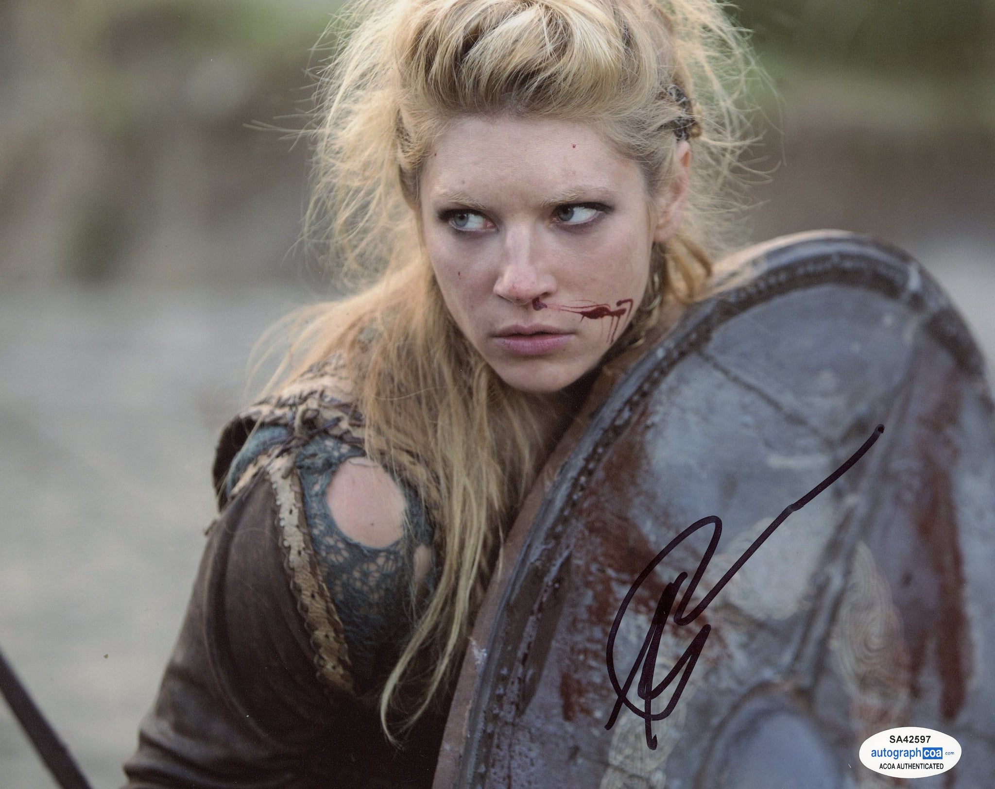 Katheryn Winnick Sexy Vikings Signed Autograph 8x10 Photo Acoa 19 Outlaw Hobbies Authentic 0700