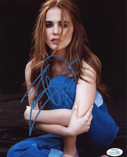 Zoey Deutch Sexy Signed Autograph 8x10 Photo Acoa Outlaw Hobbies 0057