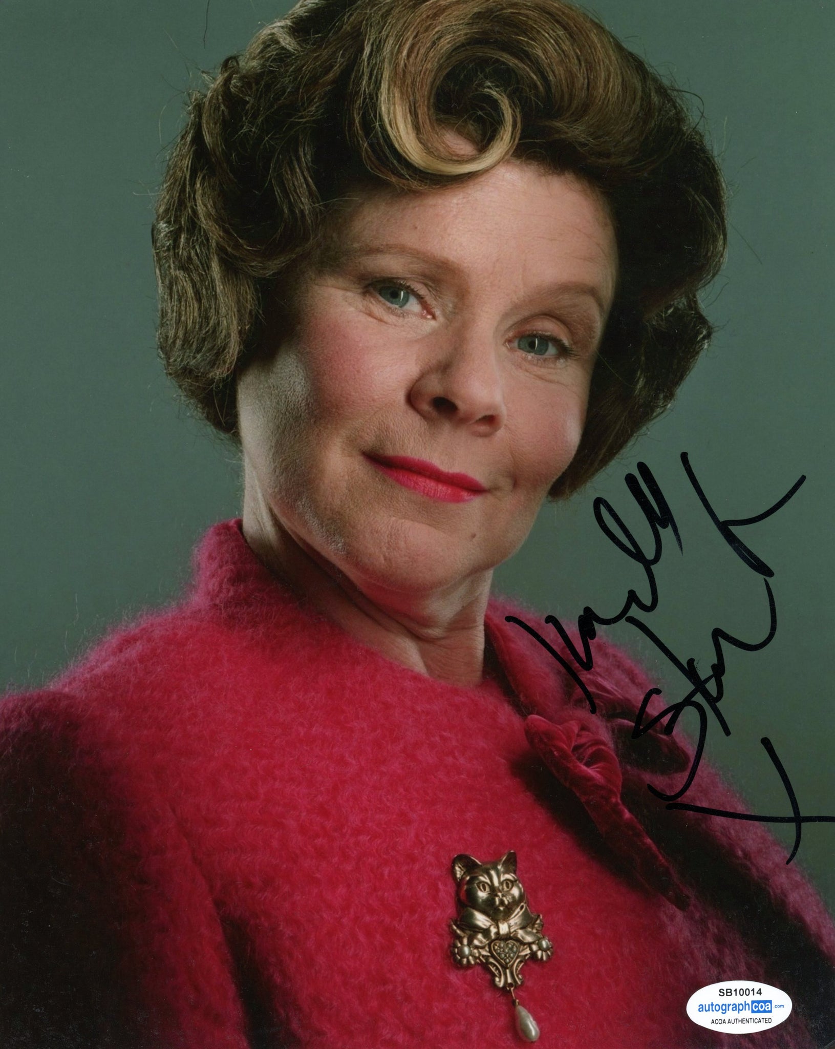 Imelda Staunton Harry Potter Umbridge Signed Autograph 8x10 Photo ACOA