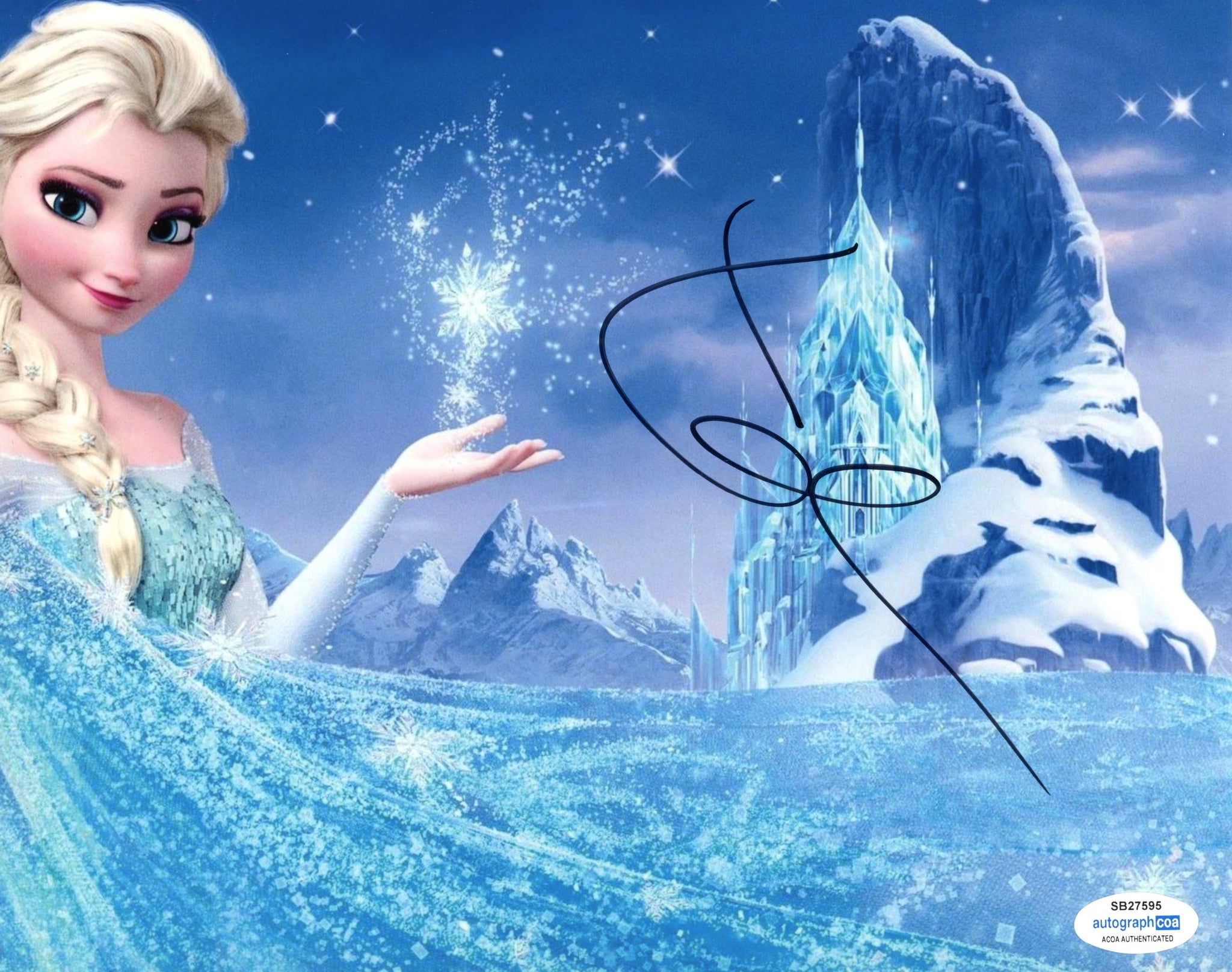 Idina Menzel Frozen Signed Autograph 8x10 Photo Acoa Outlaw Hobbies Authentic Autographs 