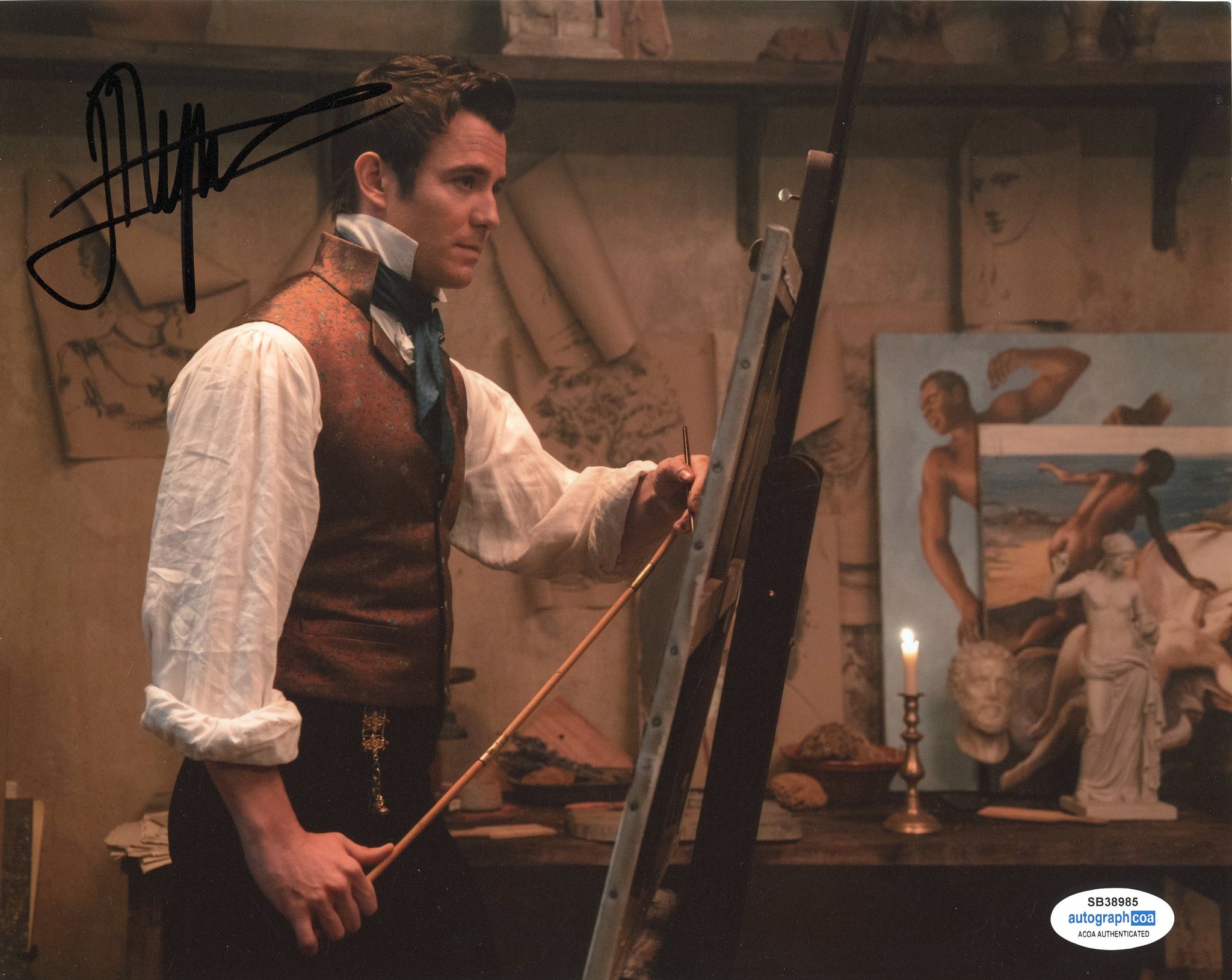 Luke Thompson Bridgerton Signed Autograph 8x10 Photo Acoa Outlaw Hobbies Authentic Autographs 2899