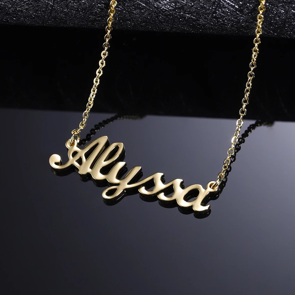 Custom Name Necklace Dorado Fashion