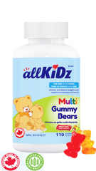 allkiDz Multi Gummy Bears (110 Gummies) - Expires July 2025