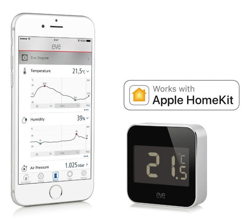 Eve Degree, Apple HomeKit Smart Home Weather Station, SIRI Controlled