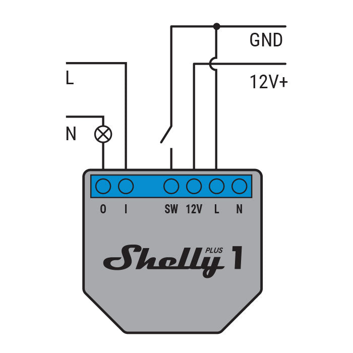 Схема подключения shelly 1