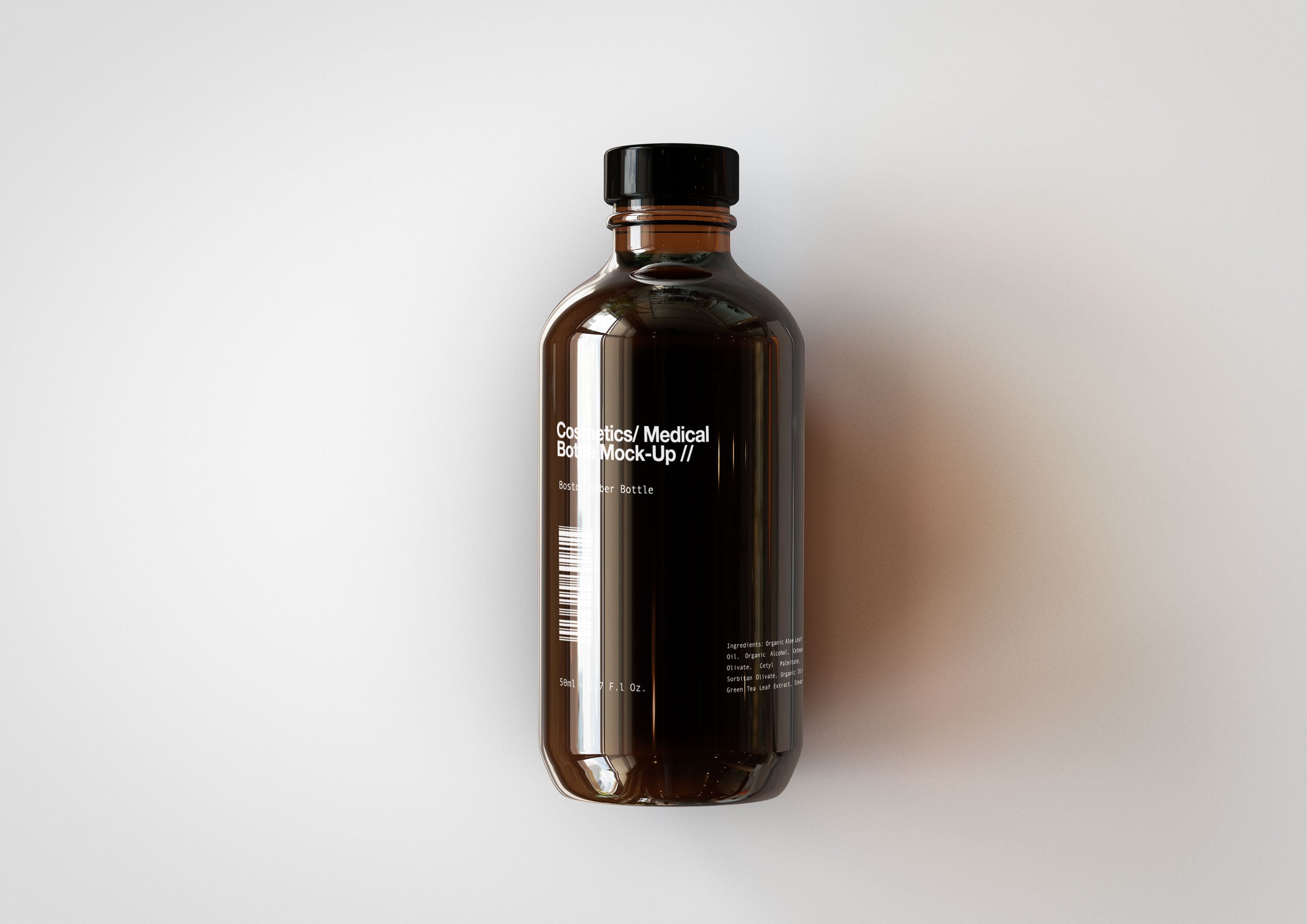 Download Amber Cosmetics Bottle Mock-Up | Medical Bottle Mock-Up - The Sound Of Breaking Glass - Creative ...