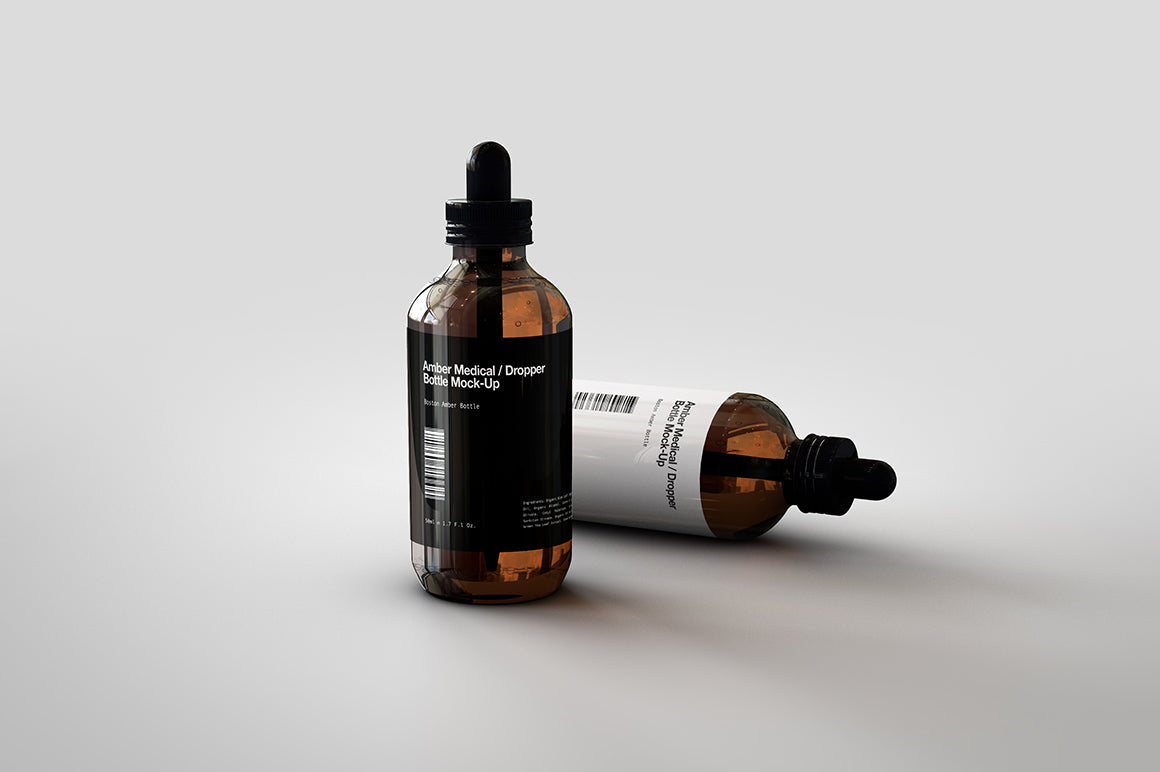 Download Amber Dropper Bottle Mock-Up | CBD | Hemp Oil Dropper Bottle Mock-Up - The Sound Of Breaking ...