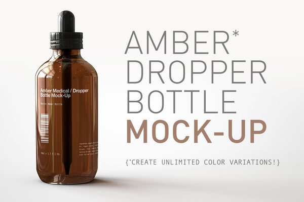 Download Amber Dropper Bottle Mock-Up | CBD | Hemp Oil Dropper Bottle Mock-Up - The Sound Of Breaking ...