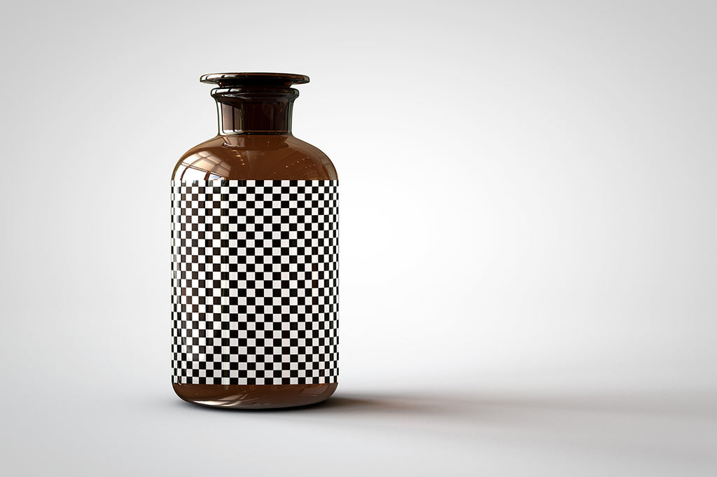 Download Amber Apothecary Bottle Mock-Up | Miron Glas Jar Mock-Up ...